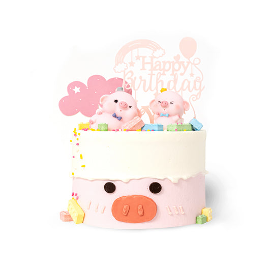 Pink Piggy Cake – Adorable Pastel Birthday Celebration