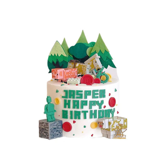 Minecraft Adventure Cake – Build Your World, Bite by Bite