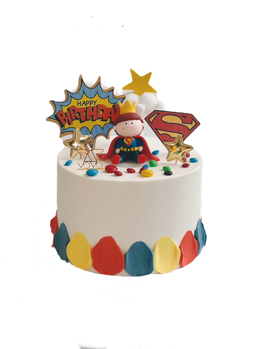 Superman Hero Cake – Fly High with Every Celebration