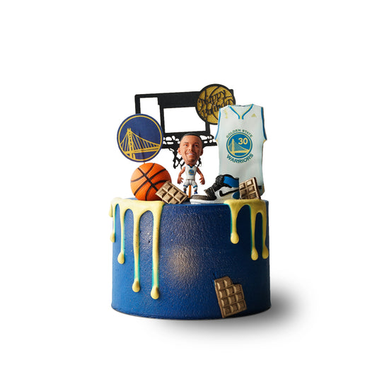 Stephen Curry Basketball Cake – Warriors Inspired Celebration