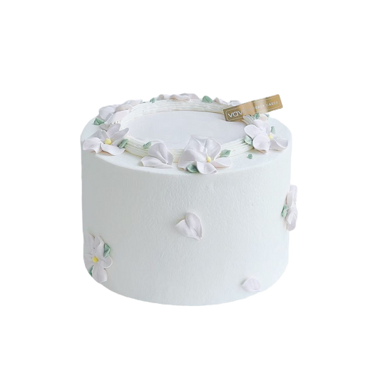 Pure Blossom Chiffon Cake – Elegant Floral Delight
