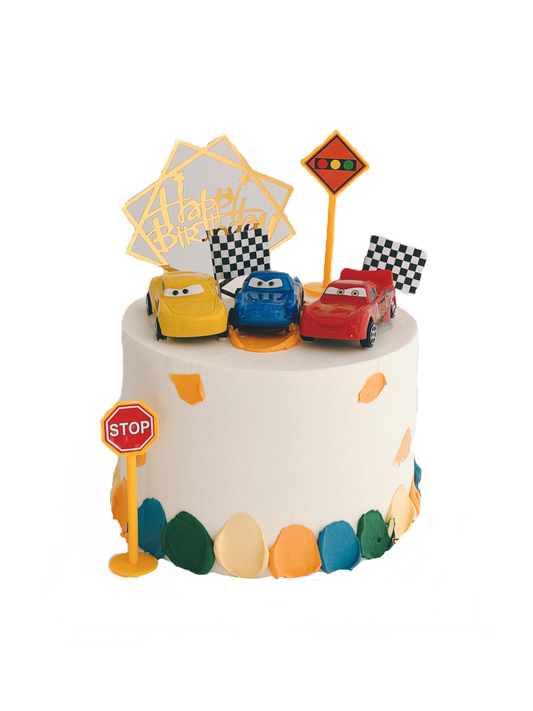 Cars Racing Adventure Cake – Start Your Celebration at Full Speed!