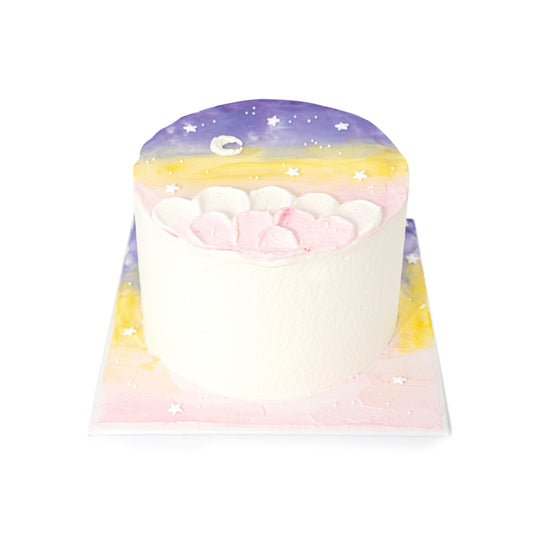Pink Starry Night Cake – Dreamy Galaxy-Inspired Celebration
