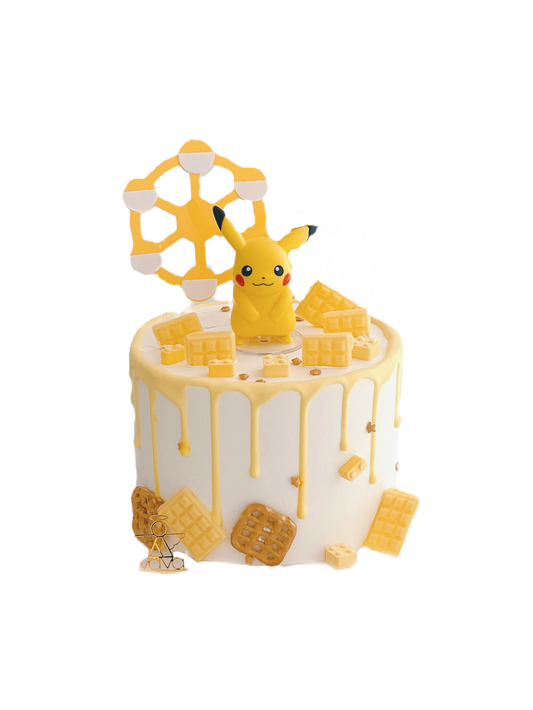 Pikachu Delight Cake – Spark Happiness with Every Bite