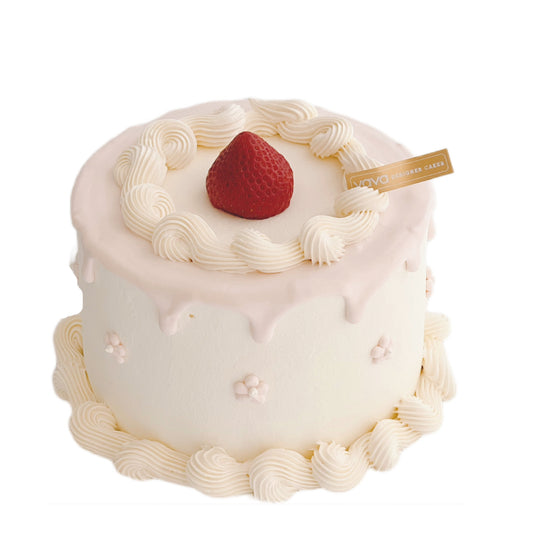 Strawberry Paradise Chiffon Cake – A Classic Beauty with a Touch of Sweet Bliss