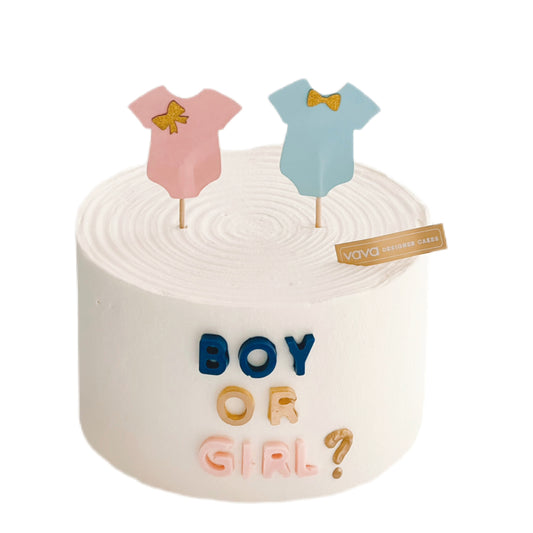 Boy or Girl Gender Reveal Chiffon Cake – A Sweet Surprise in Every Slice
