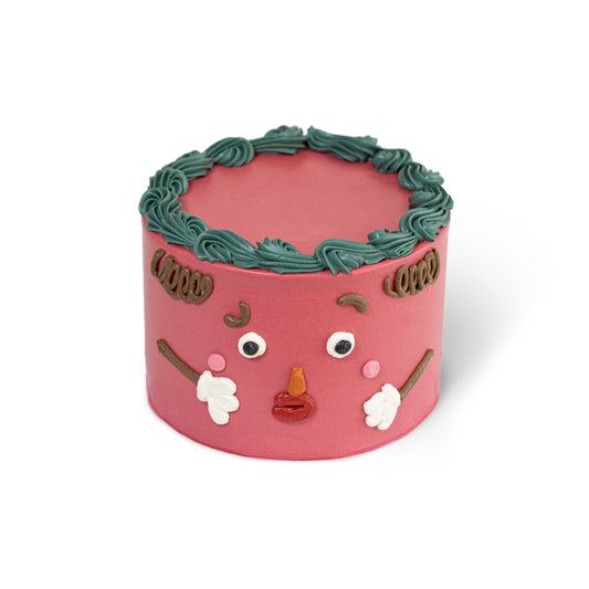 Woohoo Family Cake (Pink/Green) – A Playful Pop of Personality