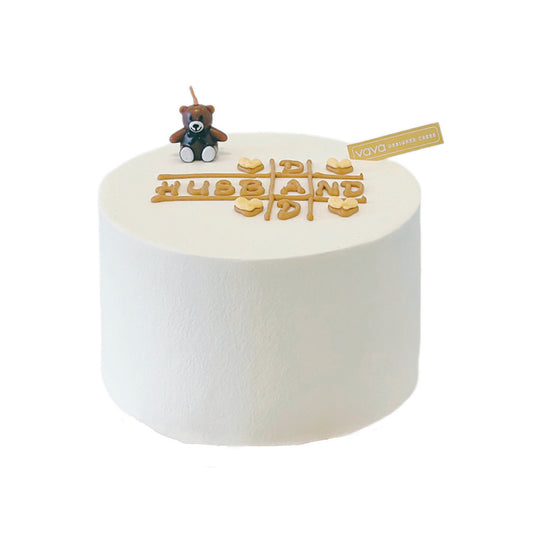 Dad & Husband Teddy Love Cake – A Sweet Tribute to the Men You Cherish