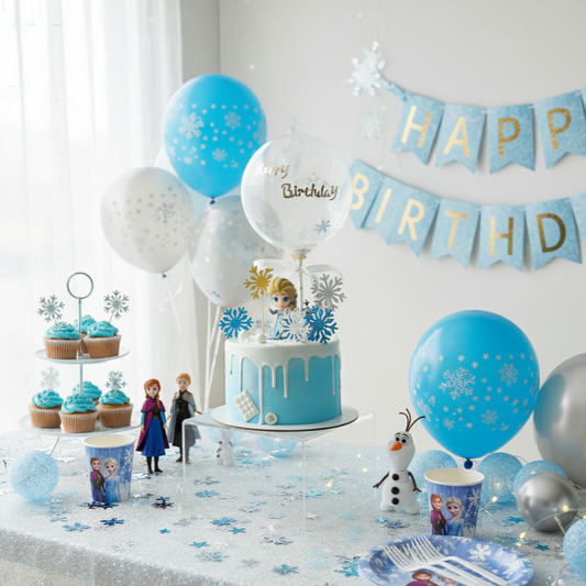 Elsa Frozen Snow Queen Cake – Magical Birthday Celebration