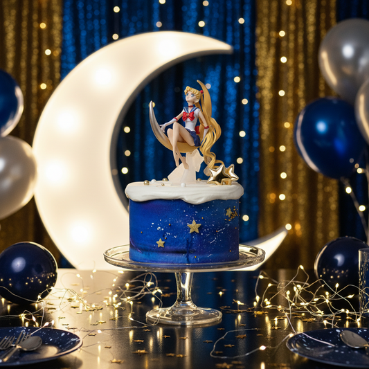 Sailor Moon Galaxy Dream Cake – Magical Korean Style Celebration