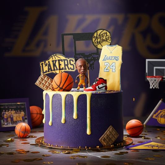 Kobe Bryant Basketball Cake – Lakers Legend Celebration