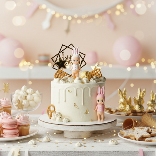 Euphoric Angel Bunny Wonderland Cake – Whimsical Elegance in Every Bite