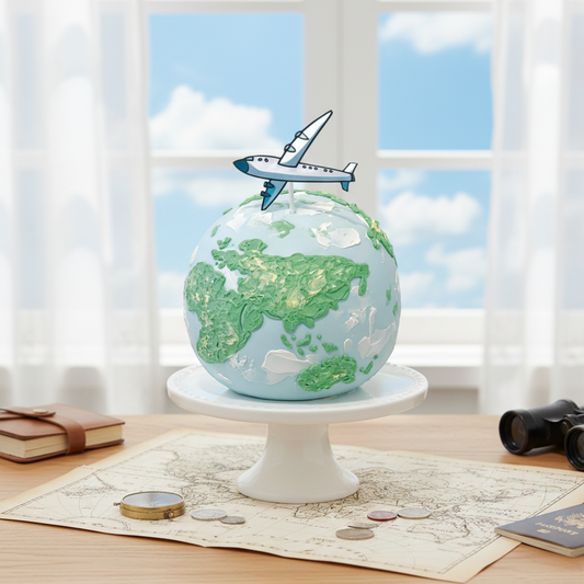 Around the World Chiffon Cake – A Sky-High Celebration of Adventure