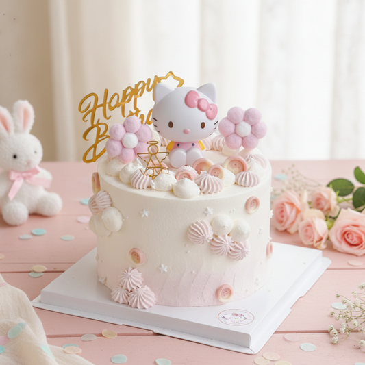 Hello Kitty Chiffon Cake – A Whimsical Touch of Sweet Charm
