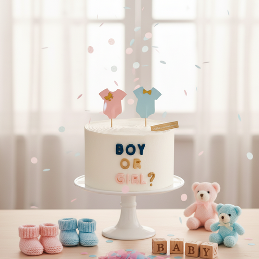 Boy or Girl Gender Reveal Chiffon Cake – A Sweet Surprise in Every Slice