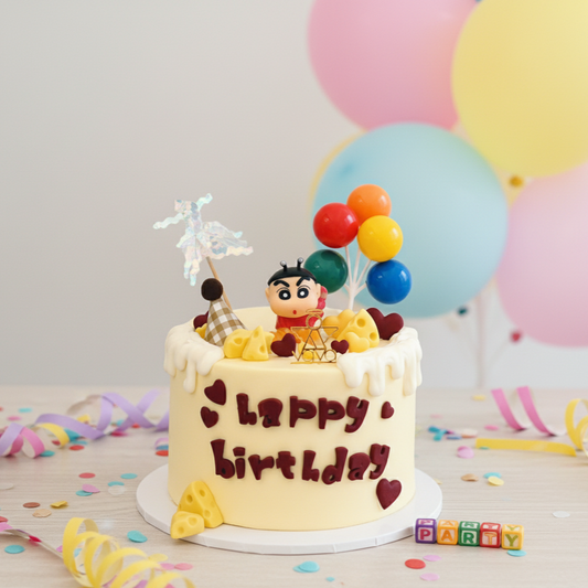 Shinnosuke Chiffon Cake – A Playful Celebration Full of Character