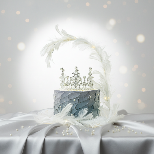 Guardian Angel Chiffon Cake – A Heavenly Crown of Love and Grace