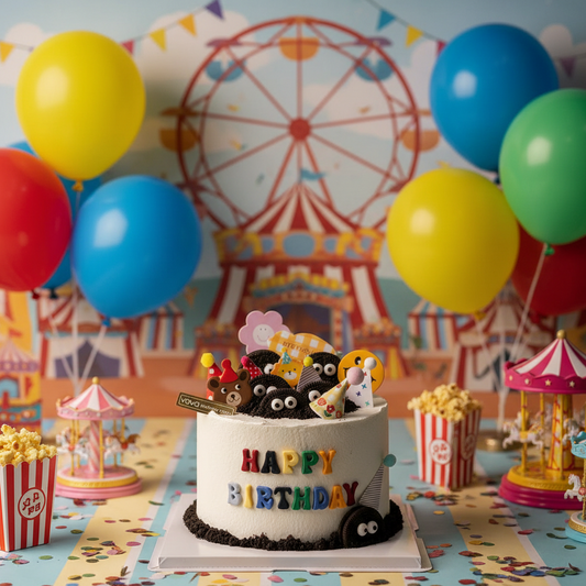 Cute Fun Park Cake – A Whimsical Wonderland of Joy