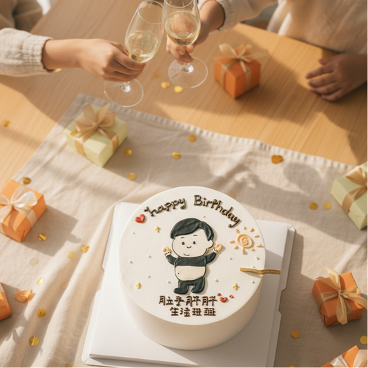 Charming Boy Fat Fat Baby Cake – Sweet Luck, Happy Life