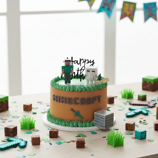 Minecraft Builder’s Dream Cake – Craft Your Sweetest Adventure