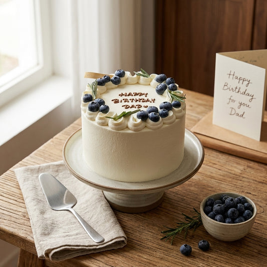 Blueberry Rosemary Cream Chiffon Cake – Understated and Effortlessly Elegant