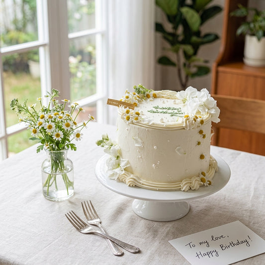 Daisy Garden Chiffon Cake - For Heartfelt Celebrations