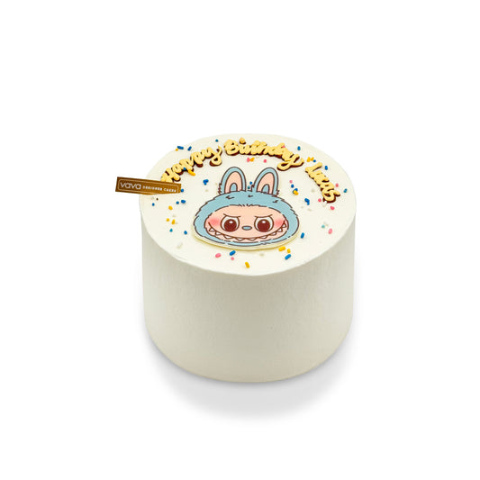 EP Labubu Cake – Cute Character Chiffon Cake with Sprinkles