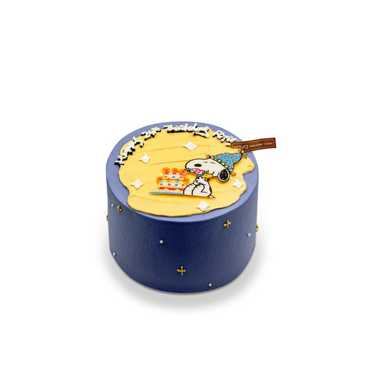 VaVa Designer Cakes EP Snoopy Party Chiffon Birthday Cake - Clean & Modern Color Blocking