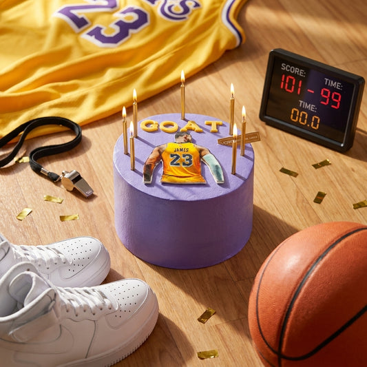 EP Basketball player Chiffon Cake – Jersey #23 “Goat” theme