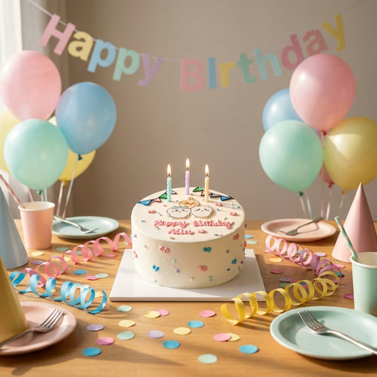 EP Chiikawa Friends Cake - A Pastel Celebration of Cute & Cozy Moments