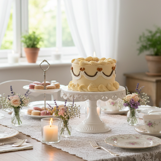 French Garden Cake – A Touch of Vintage Parisian Charm