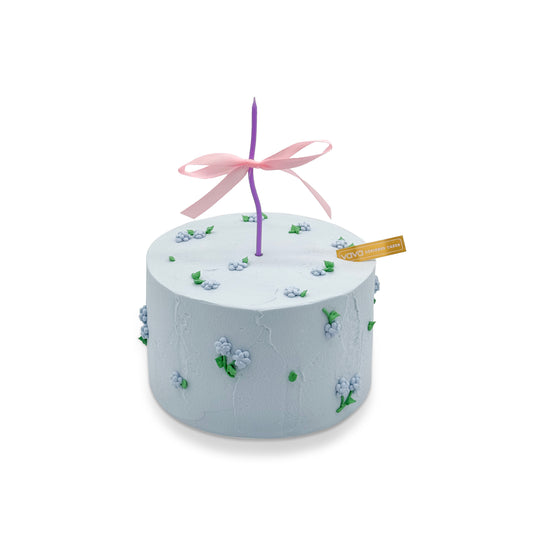 Lilac Bloom Cake – Delicate Chiffon Cake with Floral Charm