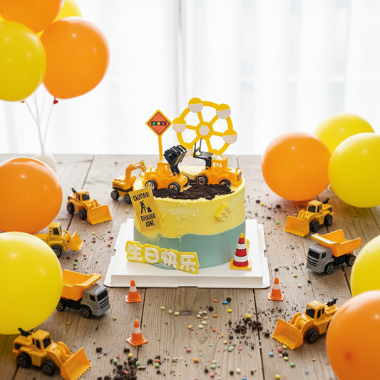 Little Excavator Cake – Dig Into the Fun!