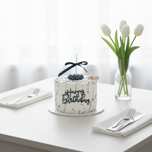 Marble Blueberry Elegance Cake – Timeless, Chic, and Delicious