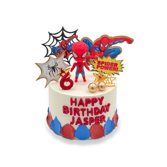 Spiderman Power Burst Cake – Action-Filled Superhero Celebration