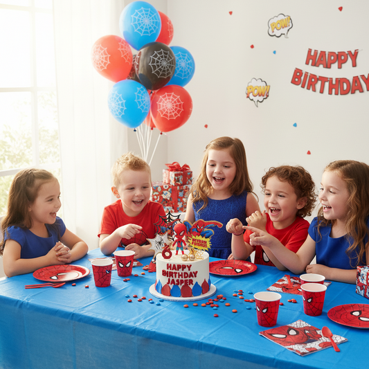 Spiderman Power Burst Cake – Action-Filled Superhero Celebration