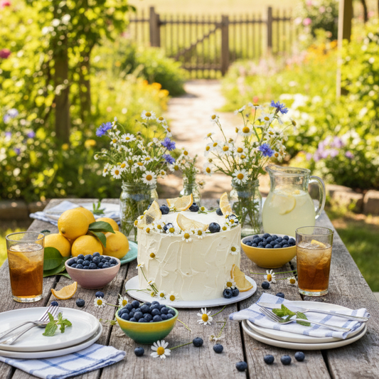 Summer in the Village Cake – A Fresh Slice of Sunshine