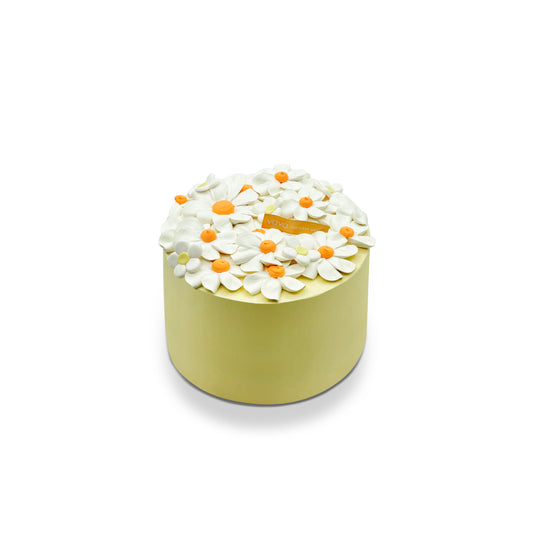 Sunny Daisy Garden Chiffon Cake - A Little Springtime