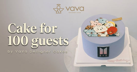 How Much Cake for 100 Guests? | VaVa Designer Cakes