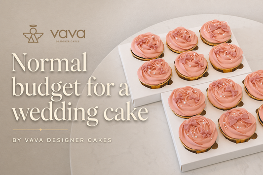 What is a normal budget for a wedding cake? | VaVa Designer Cakes