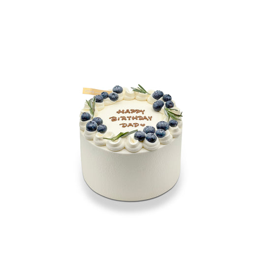 Blueberry Rosemary Cream Chiffon Cake – Understated and Effortlessly Elegant