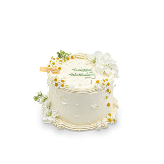 Daisy Garden Chiffon Cake - For Heartfelt Celebrations