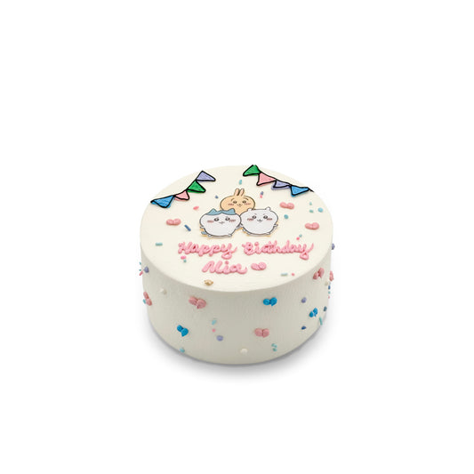 EP Chiikawa Friends Cake - A Pastel Celebration of Cute & Cozy Moments