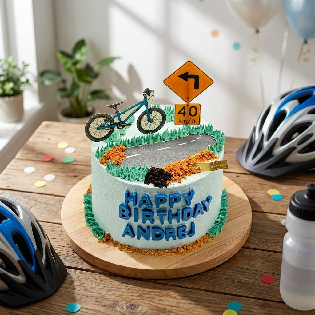 VaVa Designer Cakes EP BMX Bike Road Adventure Chiffon Cake- Made for Riders at Heart
