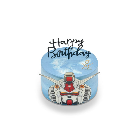 Gundam Sky-Blue Chiffon Cake - Instantly Epic Celebration