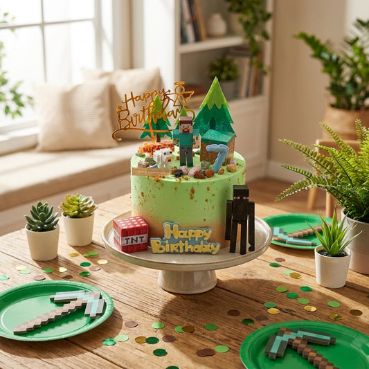 Minecraft Forest Cake – Into the Pines, One Slice at a Time