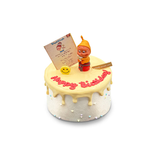 Whimsical Twinkle Twinkle Drip Cake – Happy Birthday Chiffon