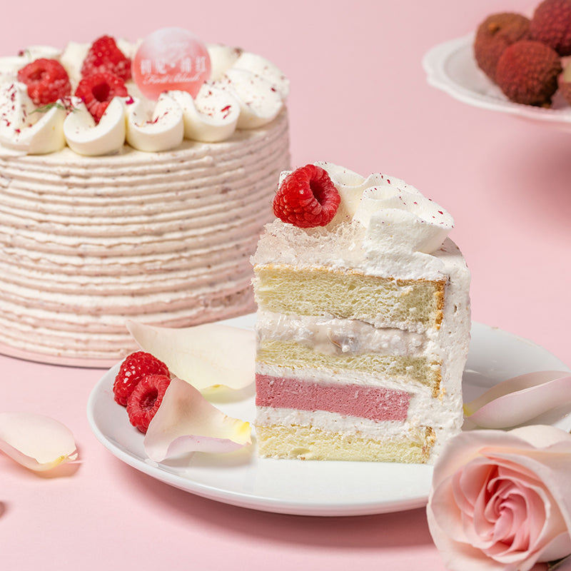VaVa Designer Cakes First Blush - Rose Raspberry Lychee Chiffon